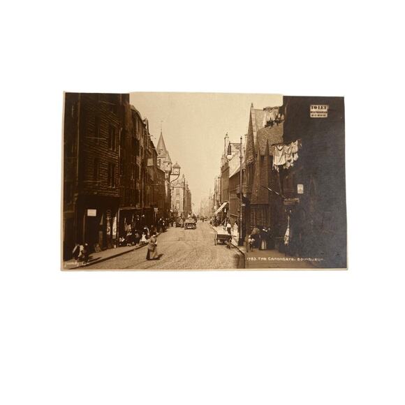 Atq RPPC Postcard Ephemera Early 1900s Picture Judges LTD Edinburgh Canongate - Picture 3 of 5